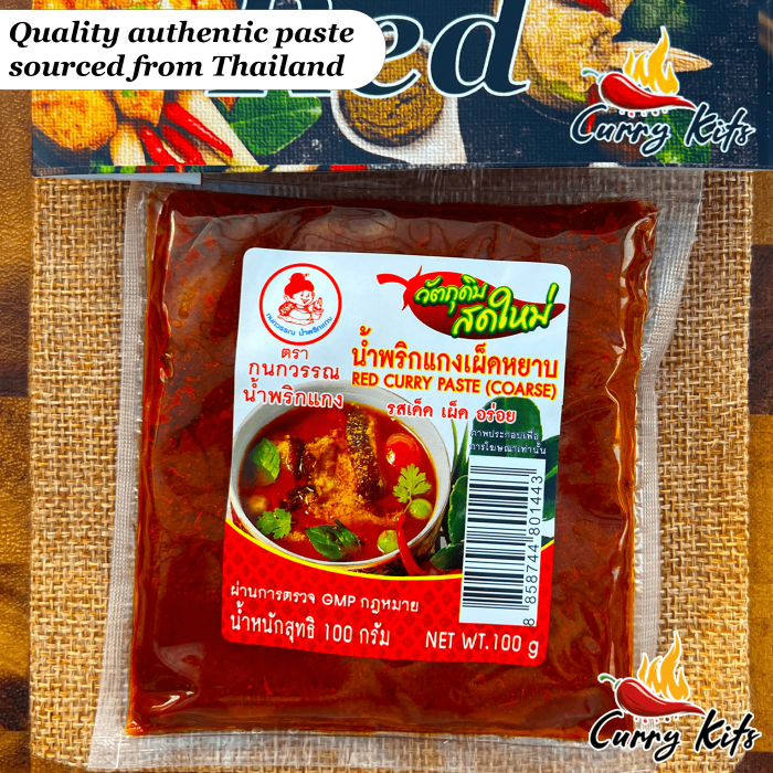 Thai Red Curry Kit, Thai Red Curry, Thai Red Paste