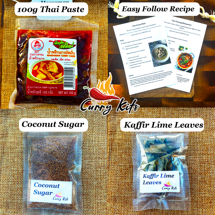 Thai Massaman Curry, Thai Massaman Paste, Massman Curry Kit